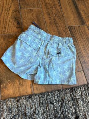Southern Marsh Light Blue Starfish Print Athletic Shorts